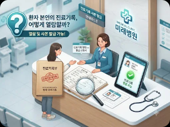 내 과거 진료기록을 병원에서 다시 열람할 수 있을까요